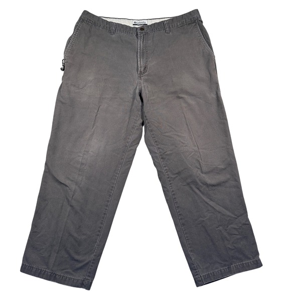 Columbia Other - Vintage Y2K Columbia 100% Cotton‎ Canvas Cargo Hiking Pants Gorpcore Gray 40x30